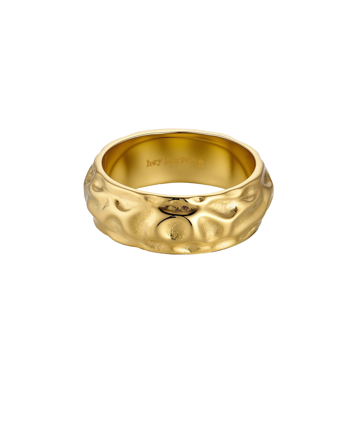 Pierścionek Hammered Band
