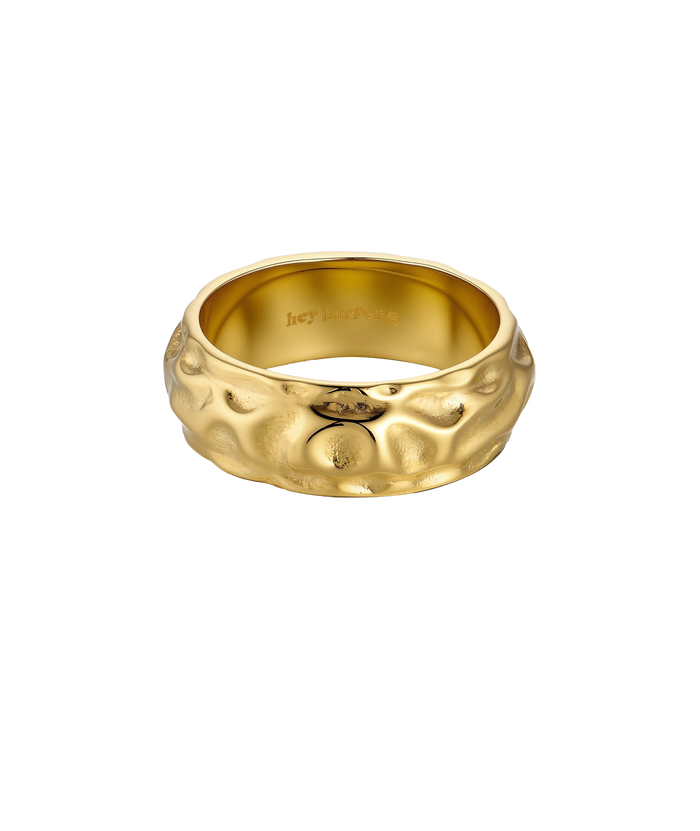 Pierścionek Hammered Band