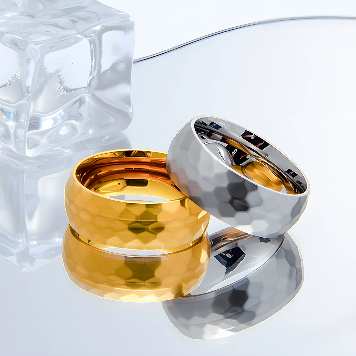 Pierścionek Hammered Band - zdjęcie 3