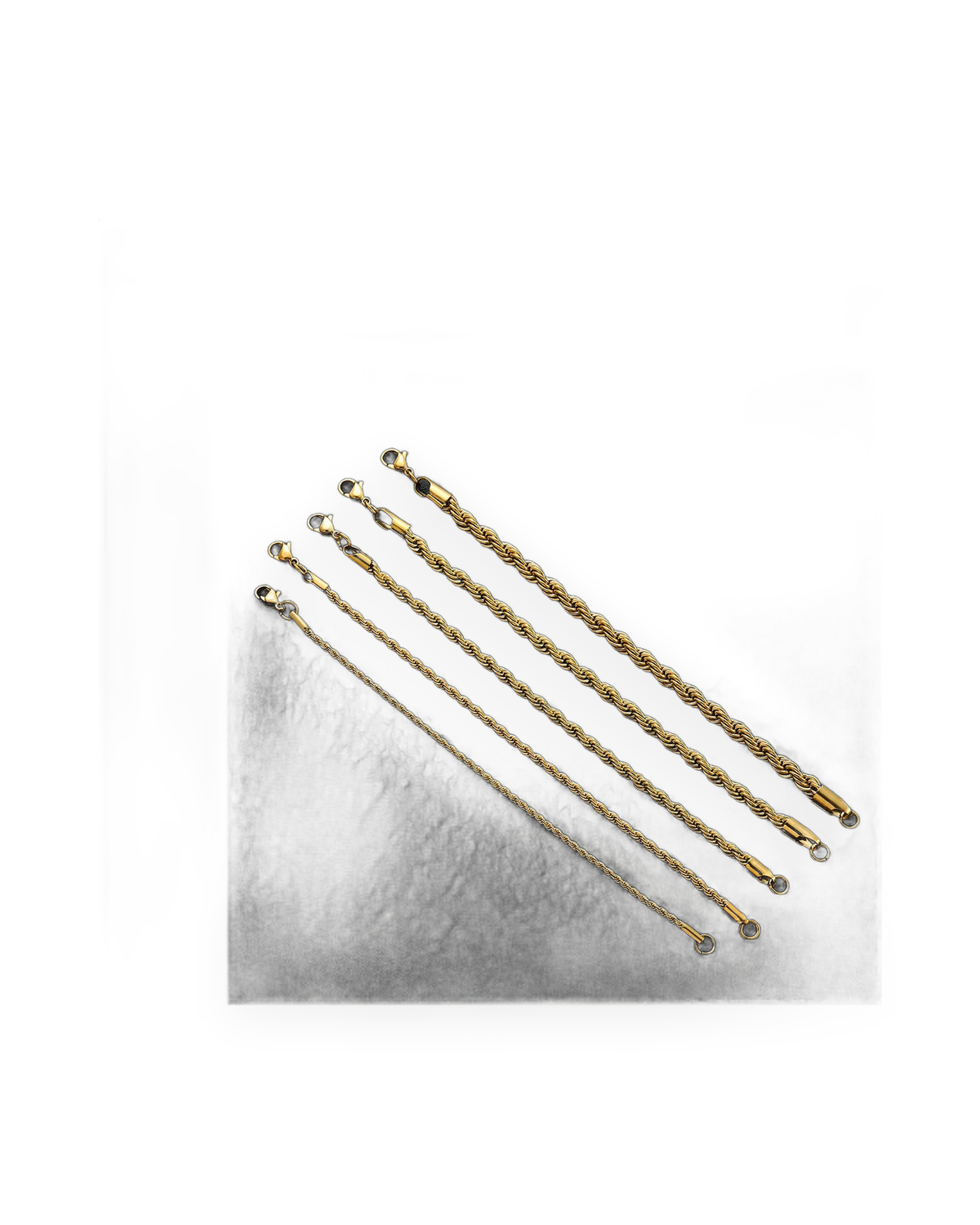 Naszyjnik Rope Chain - widok dodatkowy 1 (białe tło)